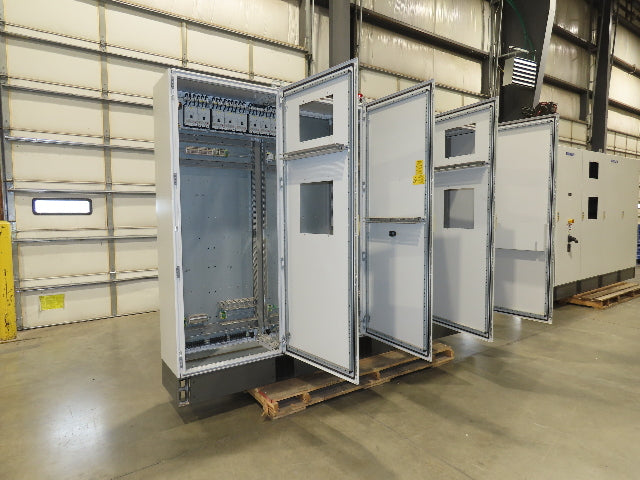 Burkle 4-Door Free Standing Electrical Enclosure 78x126x18" Type 12