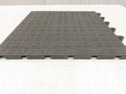 Wearwell H-9389 ErgoDeck Mat - 18 x 18", Solid Tile 7/8" Thick  Lot of 24