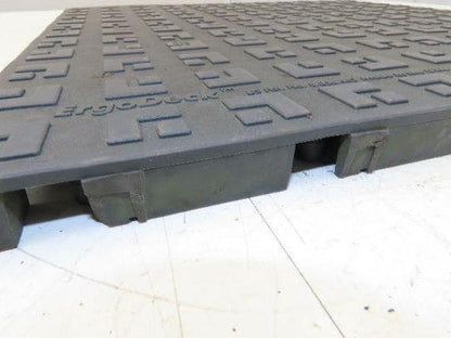 Wearwell H-9389 ErgoDeck Mat - 18 x 18", Solid Tile 7/8" Thick  Lot of 24