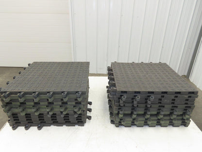 Wearwell H-9389 ErgoDeck Mat - 18 x 18", Solid Tile 7/8" Thick  Lot of 24