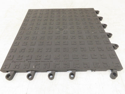 Wearwell H-9389 ErgoDeck Mat - 18 x 18", Solid Tile 7/8" Thick  Lot of 24