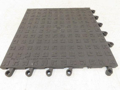 Wearwell H-9389 ErgoDeck Mat - 18 x 18", Solid Tile 7/8" Thick  Lot of 24