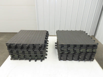 Wearwell H-9389 ErgoDeck Mat - 18 x 18", Solid Tile 7/8" Thick  Lot of 24