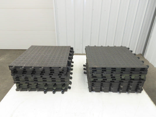 Wearwell H-9389 ErgoDeck Mat - 18 x 18", Solid Tile 7/8" Thick  Lot of 24