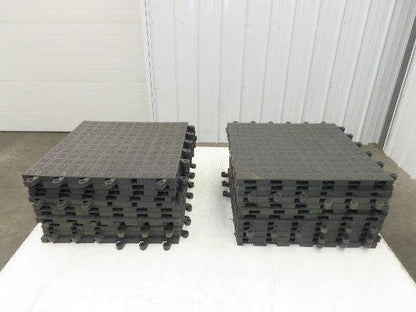 Wearwell H-9389 ErgoDeck Mat - 18 x 18", Solid Tile 7/8" Thick  Lot of 24