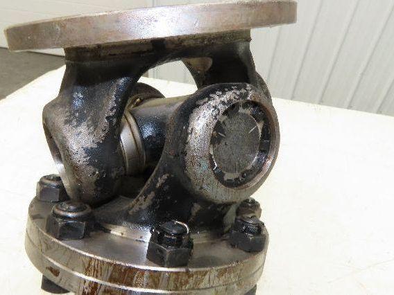 Double Universal U-Joint 180mm OD 70mm ID 155mm Bolt Circle 313mm L Greaseable