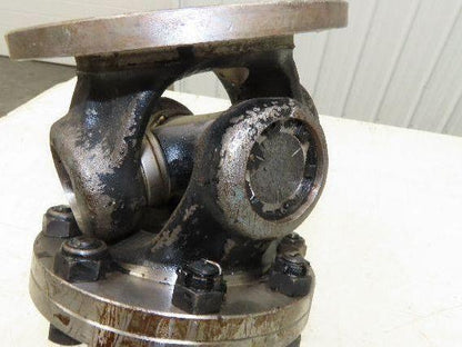 Double Universal U-Joint 180mm OD 70mm ID 155mm Bolt Circle 313mm L Greaseable
