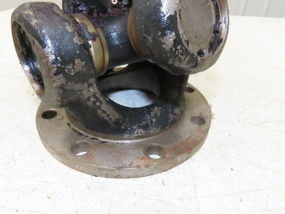Double Universal U-Joint 180mm OD 70mm ID 155mm Bolt Circle 313mm L Greaseable