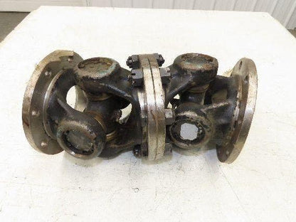 Double Universal U-Joint 180mm OD 70mm ID 155mm Bolt Circle 313mm L Greaseable