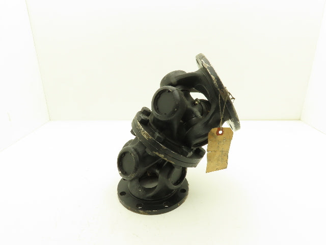 GWB Universal U-Joint Flanged Cardan Drive Shaft 180mm OD 310mm OAL 8-Bolt