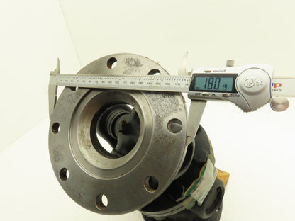 GWB Universal U-Joint Flanged Cardan Drive Shaft 180mm OD 310mm OAL 8-Bolt