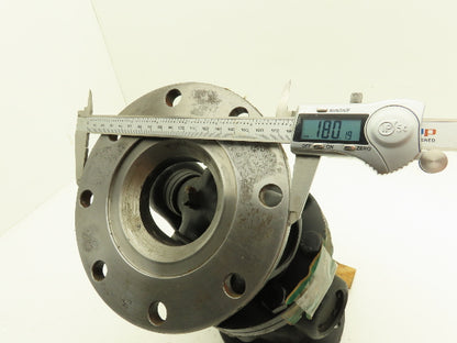 GWB Universal U-Joint Flanged Cardan Drive Shaft 180mm OD 310mm OAL 8-Bolt