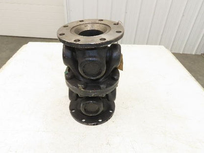 GWB Universal U-Joint Flanged Cardan Drive Shaft 180mm OD 310mm OAL 8-Bolt