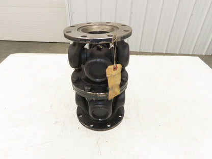 GWB Universal U-Joint Flanged Cardan Drive Shaft 180mm OD 310mm OAL 8-Bolt