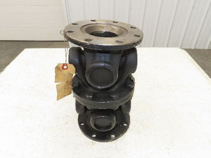 GWB Universal U-Joint Flanged Cardan Drive Shaft 180mm OD 310mm OAL 8-Bolt