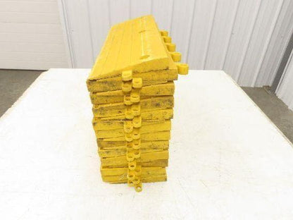Wearwell H-9391 ErgoDeck Mat - 6 x 18", Ramp Edge 7/8" Thick Lot of 22pcs