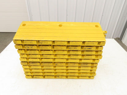 Wearwell H-9391 ErgoDeck Mat - 6 x 18", Ramp Edge 7/8" Thick Lot of 22pcs