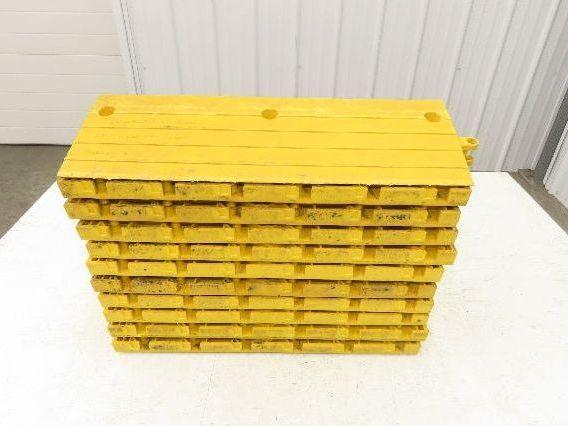 Wearwell H-9391 ErgoDeck Mat - 6 x 18", Ramp Edge 7/8" Thick Lot of 22pcs