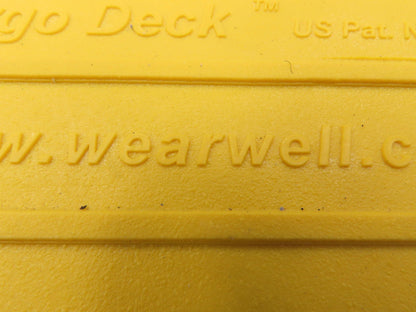 Wearwell H-9392 ErgoDeck Mat - 6 x 15", Ramp Edge Square Outside Corner Lot of 4