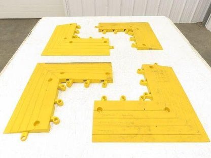 Wearwell H-9392 ErgoDeck Mat - 6 x 15", Ramp Edge Square Outside Corner Lot of 4