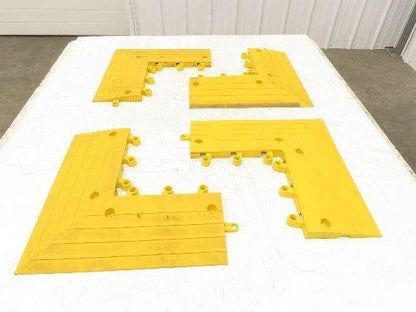 Wearwell H-9392 ErgoDeck Mat - 6 x 15", Ramp Edge Square Outside Corner Lot of 4