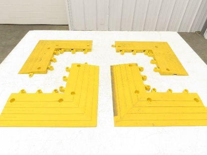 Wearwell H-9392 ErgoDeck Mat - 6 x 15", Ramp Edge Square Outside Corner Lot of 4