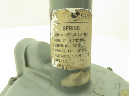 Sensus 143-80 Service Regulator Gas Pressure 3/8" Orifice 1/2" NPT 6-14" WC