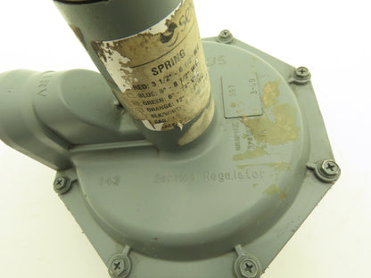 Sensus 143-80 Service Regulator Gas Pressure 3/8" Orifice 1/2" NPT 6-14" WC