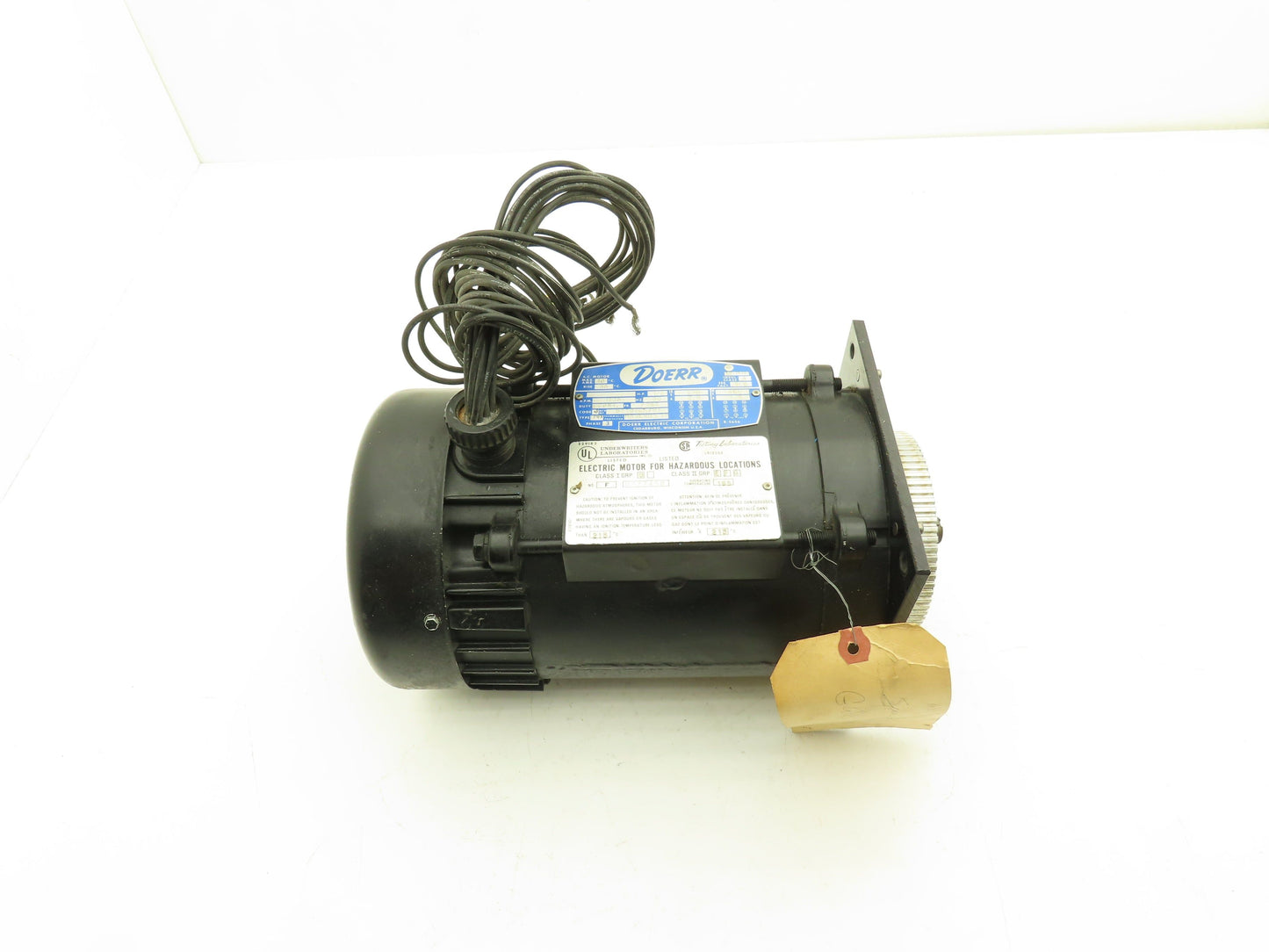 Doerr LR-19363 PFU3 AC Motor Hazardous Locations 1/2Hp 1725rpm 230/460v 3Ph