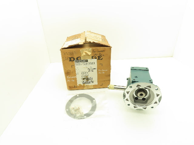 Dodge Tigear-2 202Q20L56 Worm Gearbox 20:1 Reducer 88rpm 1.37Hp 56C LH Output
