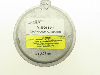 Johnson Controls V67441PT+3008E0 Control Valve Diaphragm Actuator 1.25NPT 25psig
