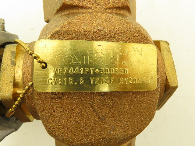 Johnson Controls V67441PT+3008E0 Control Valve Diaphragm Actuator 1.25NPT 25psig