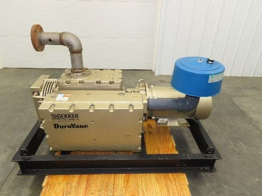 Dekker RVL300-HH-03 DuraVane Lubricated Rotary Vane Vacuum Pump 15Hp 300ACFM