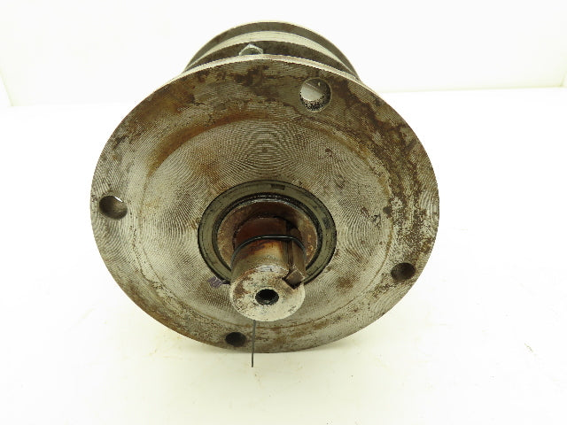 Inline Helical Gear Reducer 60:1 Gearbox IEC 71 Metric C-Face x Flanged Output