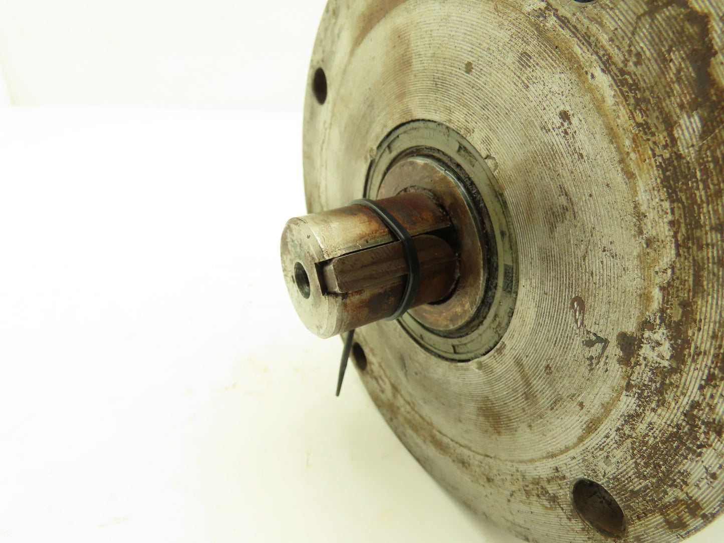 Inline Helical Gear Reducer 60:1 Gearbox IEC 71 Metric C-Face x Flanged Output