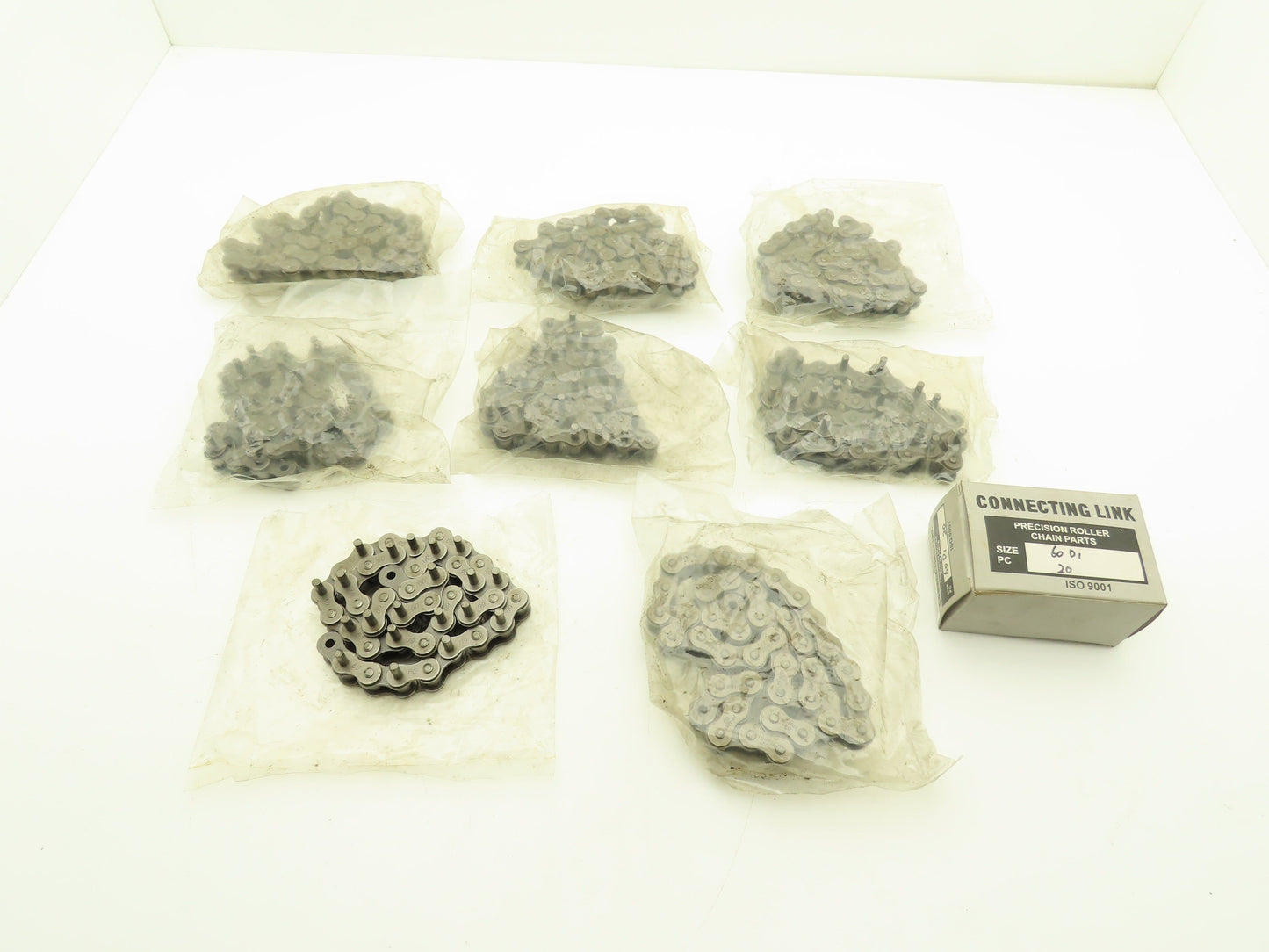 Hi-Max Riveted #60 Roller Chain Single Pin D-1 Attachment 3/4" Pitch 21'