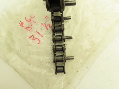 Hi-Max Riveted #60 Roller Chain Single Pin D-1 Attachment 3/4" Pitch 21'