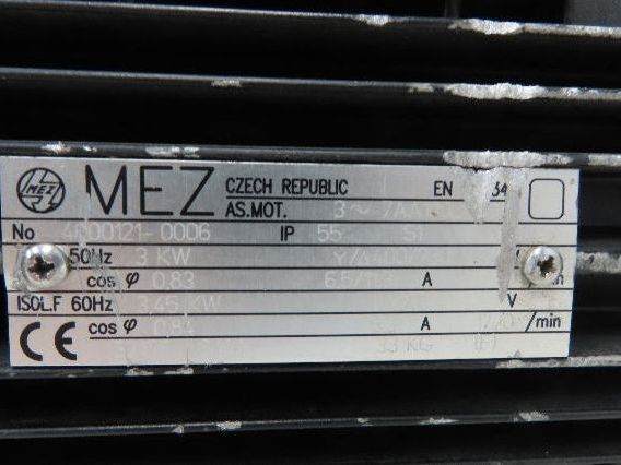 MEZ 7AA100L04 Hydraulic Pump Motor 3.4kw 1720rpm 230/460V 3PH IEC 100L Metric