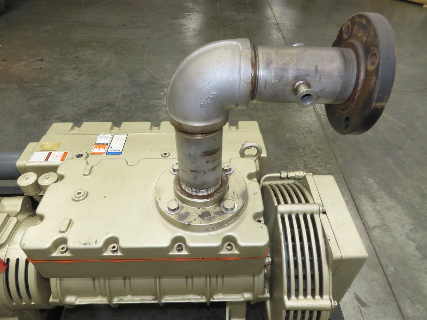 Dekker RVL300-HH DuraVane Lubricated Rotary Vane Vacuum Pump 15Hp 300ACFM
