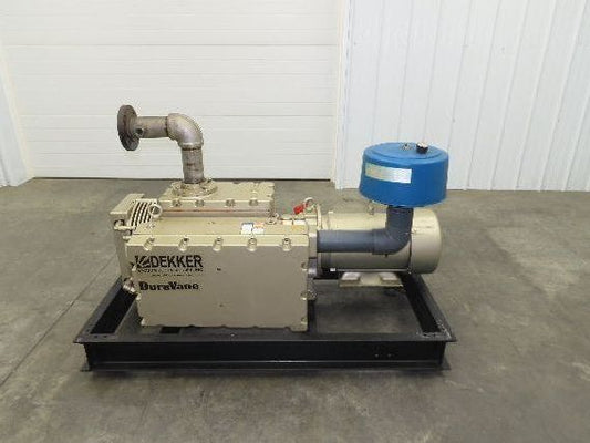 Dekker RVL300-HH DuraVane Lubricated Rotary Vane Vacuum Pump 15Hp 300ACFM