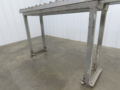 Roll-Flex 16"x 5' Multi-Directional 3-Track Roller Conveyor Plastic Ergo-Roll
