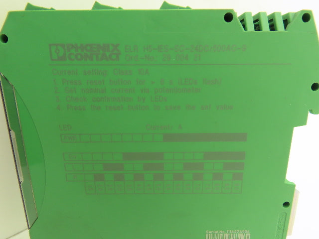 Phoenix Contact H5-IES-SC-24DC/500AC-9 Hybrid Motor Starter 24vDC Input