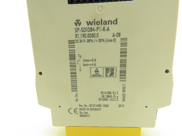 Wieland SP-SDIO84-P1-K-A Samospro Safety Controller Relay 24vDC