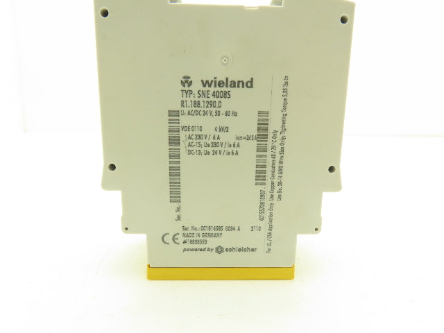 Wieland R1.188.1290.0 SNE 4008S Contact Expansion Relay