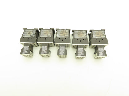 Siemens DIL MC15-01 Contactor 10Hp 600v 3Ph Accessory Block 400v 4A Lot of 5