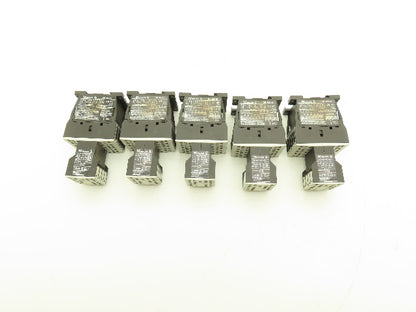 Siemens DIL MC15-01 Contactor 10Hp 600v 3Ph Accessory Block 400v 4A Lot of 5