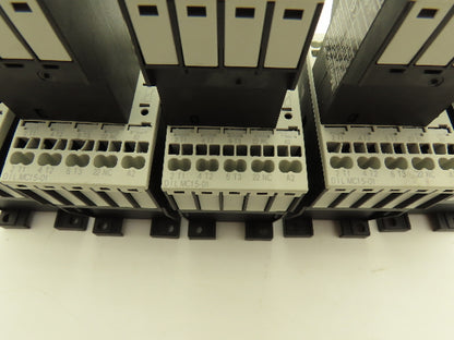 Siemens DIL MC15-01 Contactor 10Hp 600v 3Ph Accessory Block 400v 4A Lot of 5