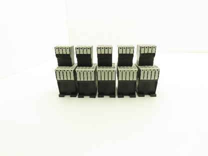 Siemens DIL MC15-01 Contactor 10Hp 600v 3Ph Accessory Block 400v 4A Lot of 5