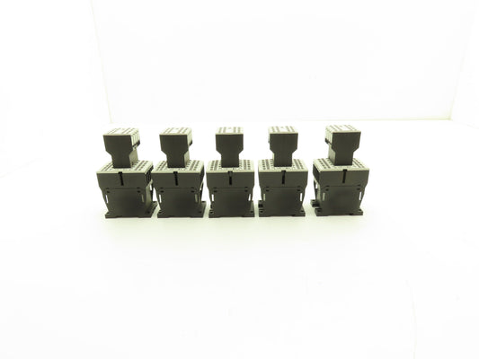 Siemens DIL MC15-01 Contactor 10Hp 600v 3Ph Accessory Block 400v 4A Lot of 5