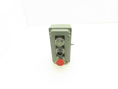 Cutler Hammer 49-2610-1 10250T Electrical Enclosure 3-Button Control Stop Go